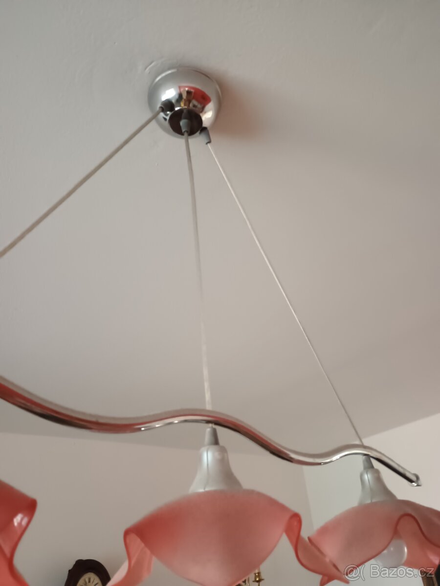 Prodám dva retro lustry - 4