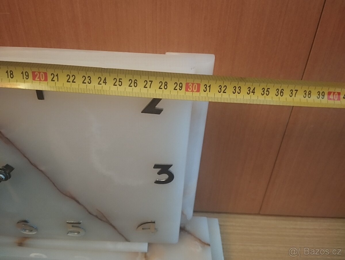 Mramorové krbové hodiny - 4