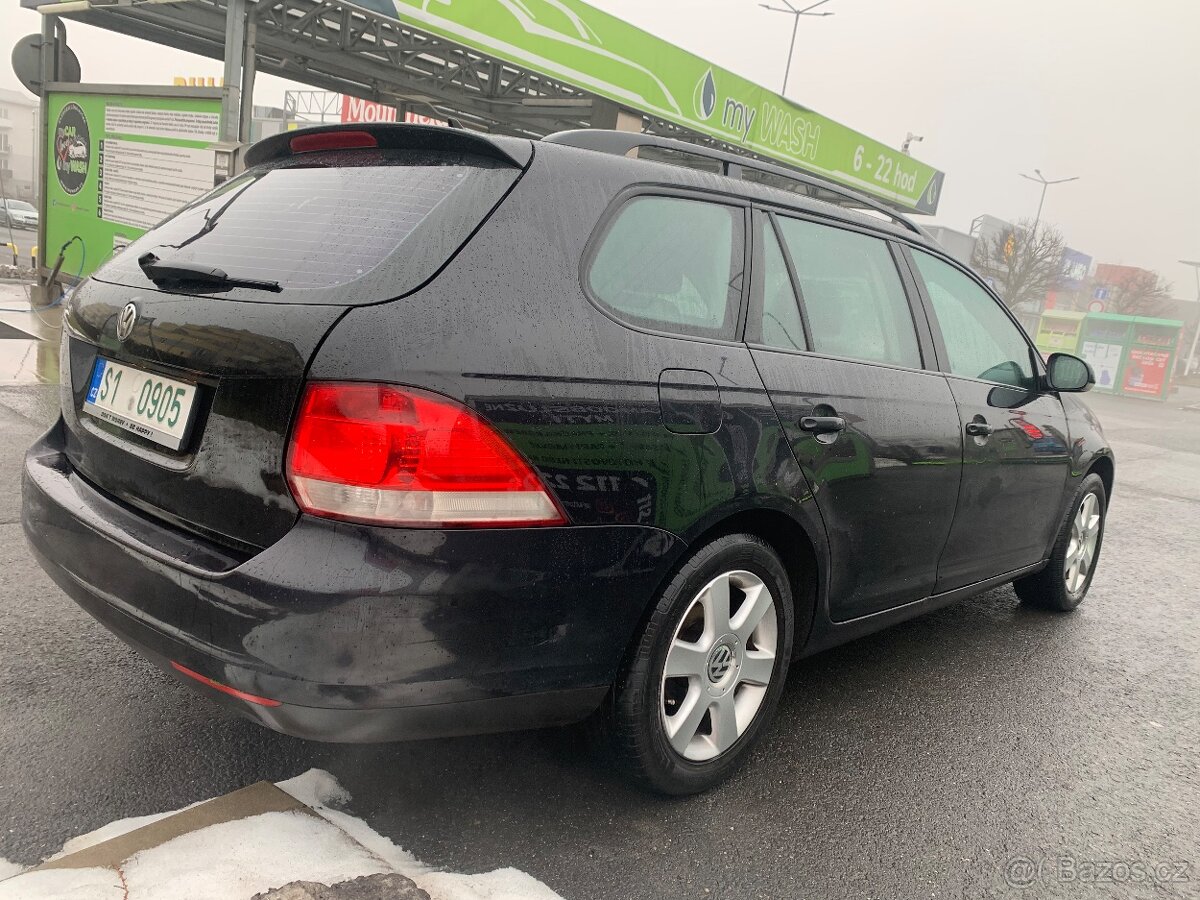 VW Golf Variant 1.9 TDi rok 2009 originál 214000km Navi Klma - 4
