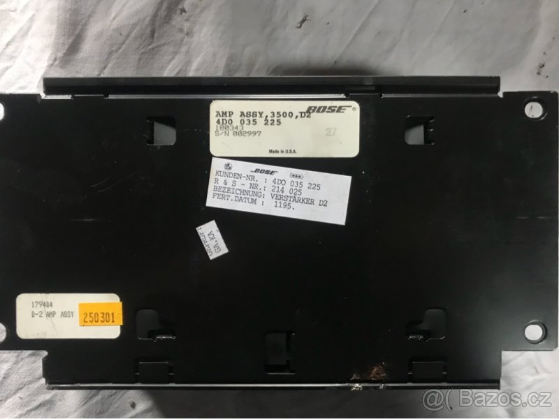 Audi A8 D2 , bose zesilovač, navi, CD changer - 4