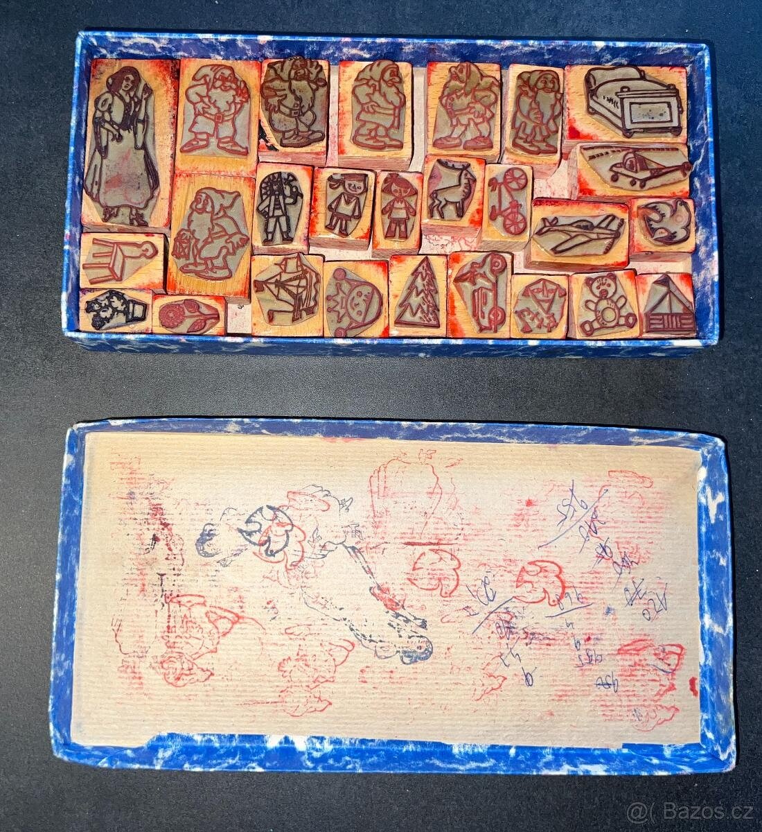 Retro razítka Sněhurka+ mix - 4