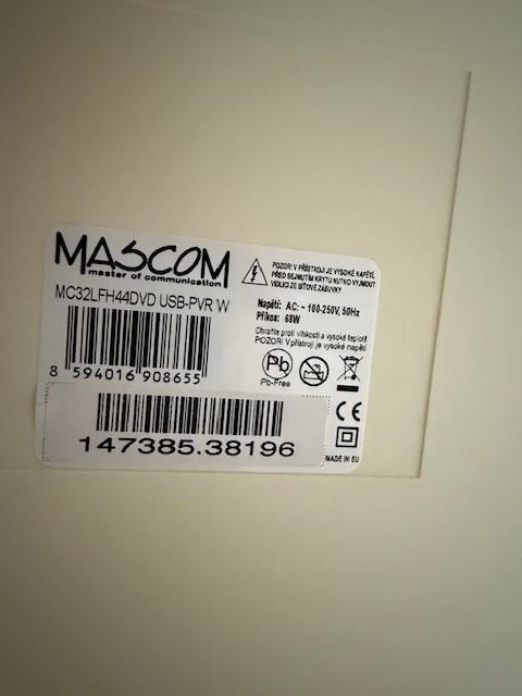 LED televize 82cm s integrovaným DVD/CD přehrávačem - 4