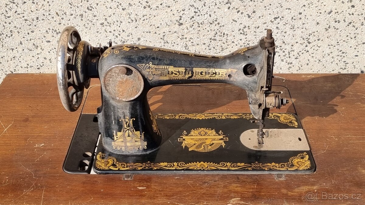 Starožitný šicí stroj SINGER - 4