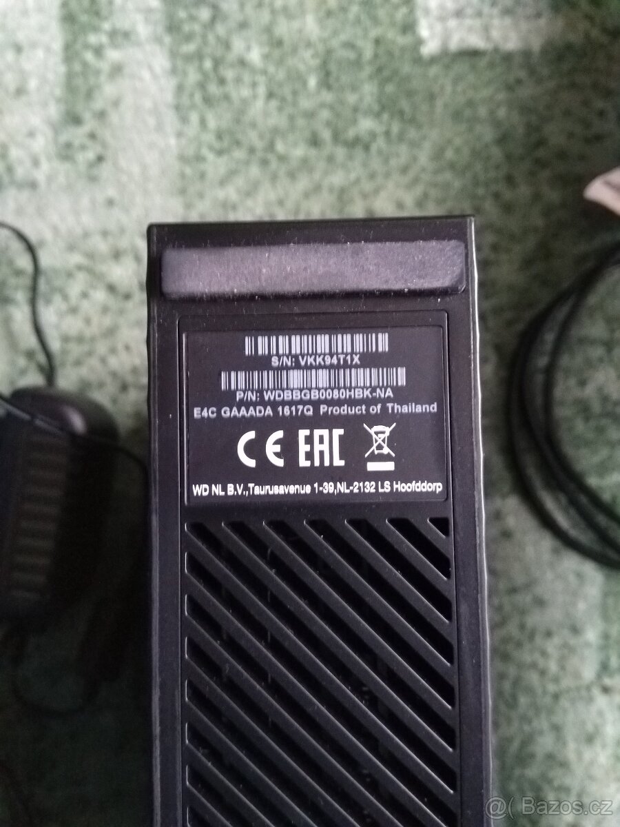 Prodám WD My Book 8TB Ext. 3.5" USB3.0 - 4