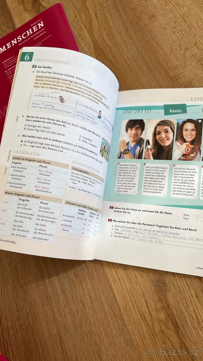 Hauber - Menschen učebnice + prac. sešit - 4