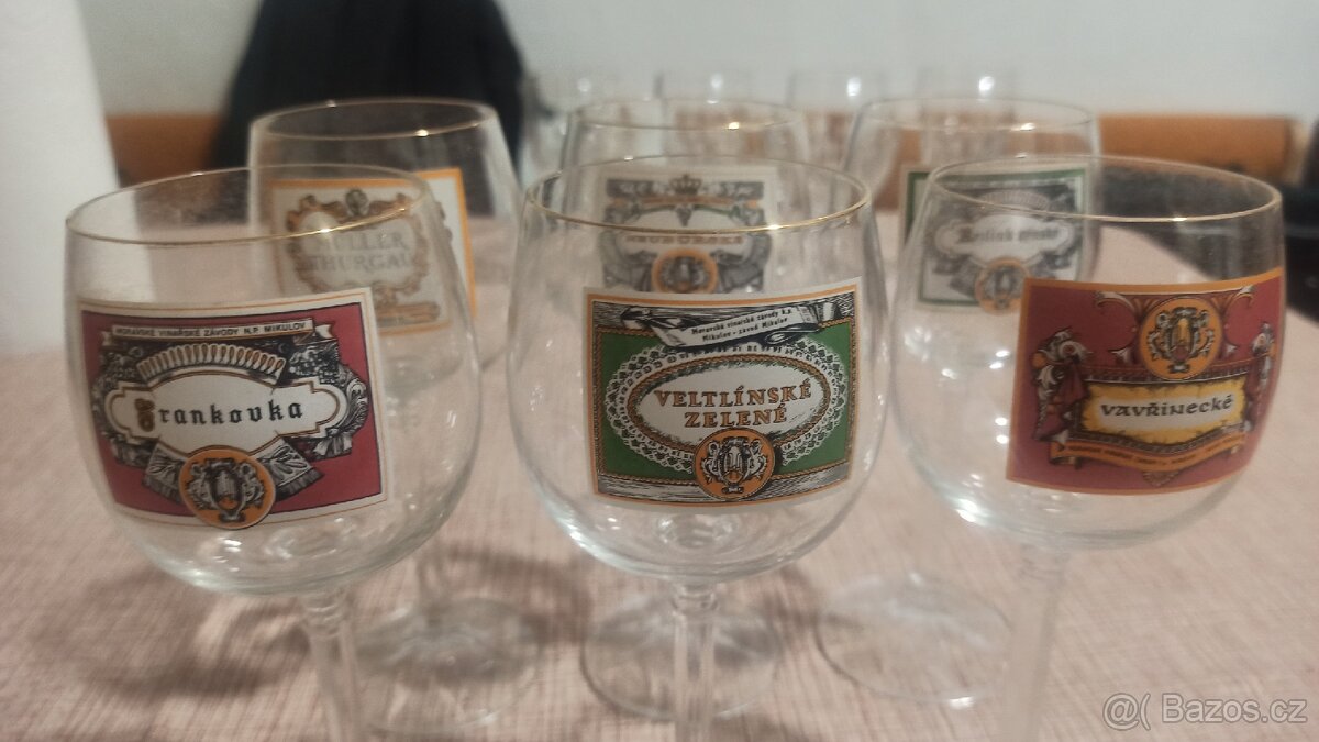 Skleničky porcelán - 4