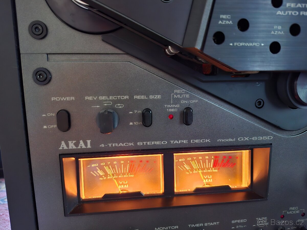 Cívkový magnetofon AKAI GX 635 D - 4