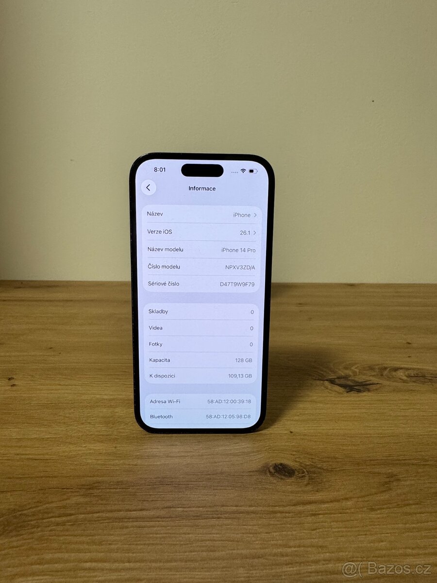 Apple iPhone 14 Pro, 128GB Space Black, 92% Batéria - 4