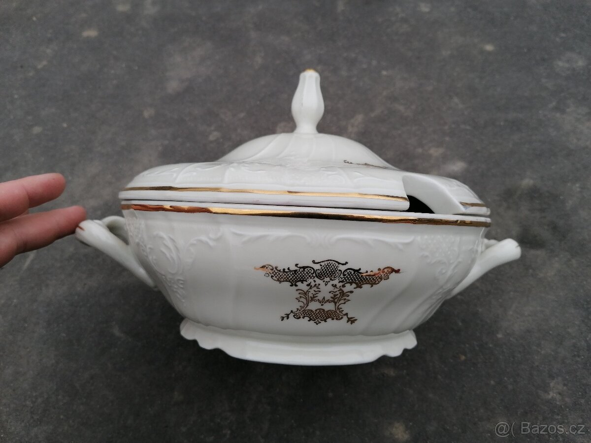 Predám porcelánová polievková misa - 4