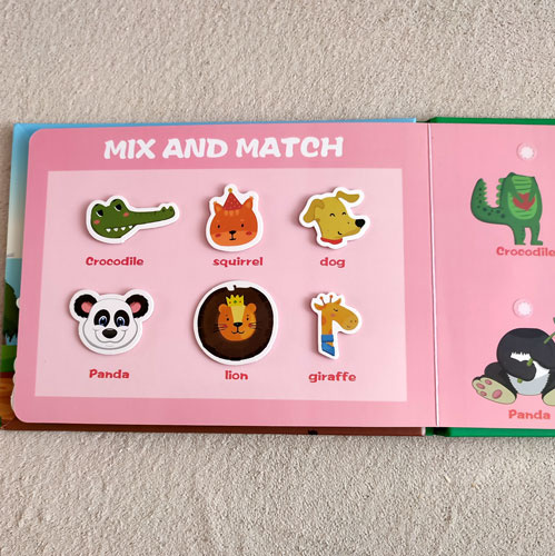 Quiet book - zvířátka - 4