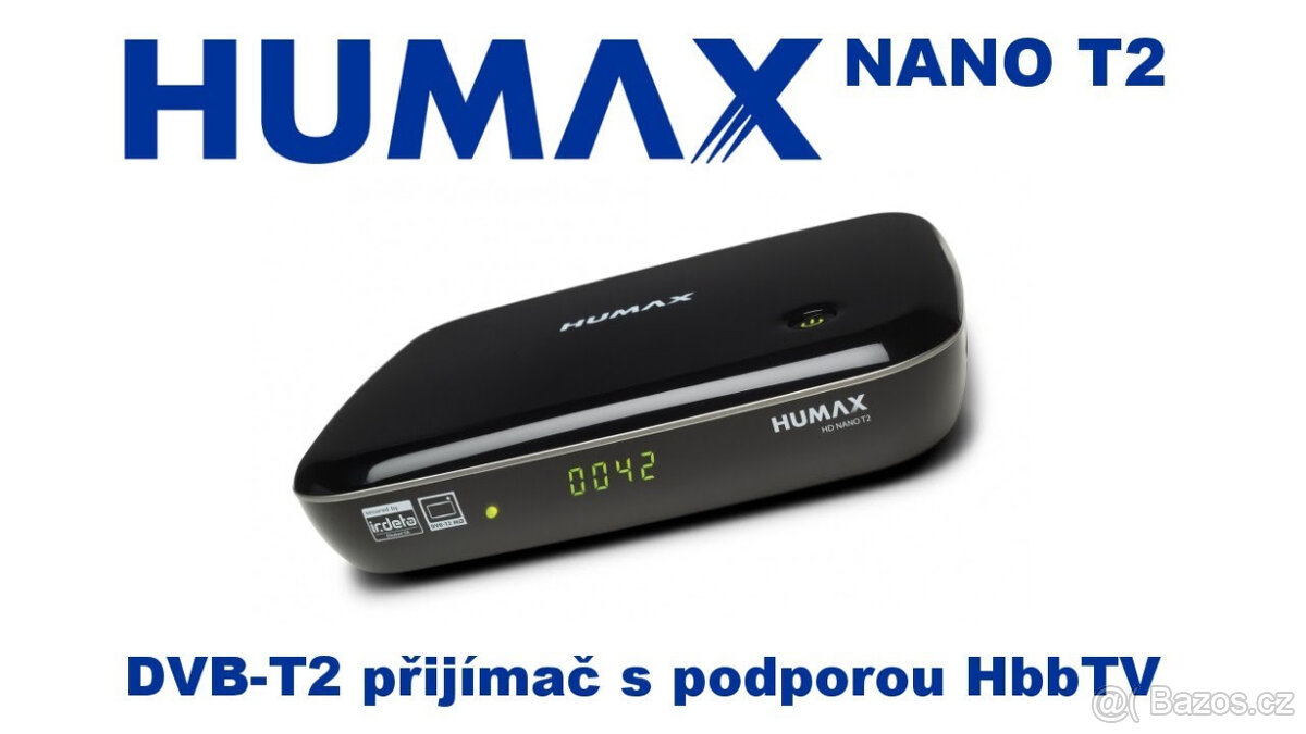 set-top box humax nano t2 Podpora HbbTV-pozemní TV vysílání - 4