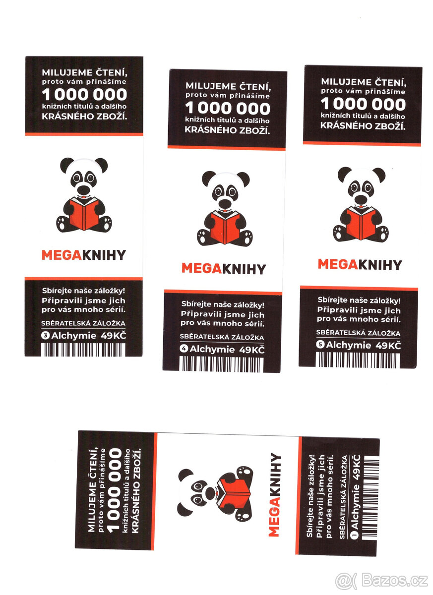 Sběratelské záložky Megaknihy. - 4
