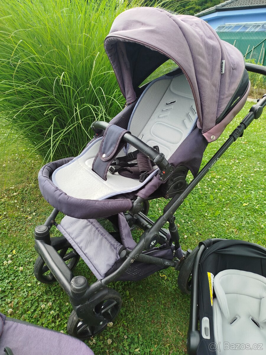 Dětský kočárek 3v1 Riko Nesa 2020 Plum - 4