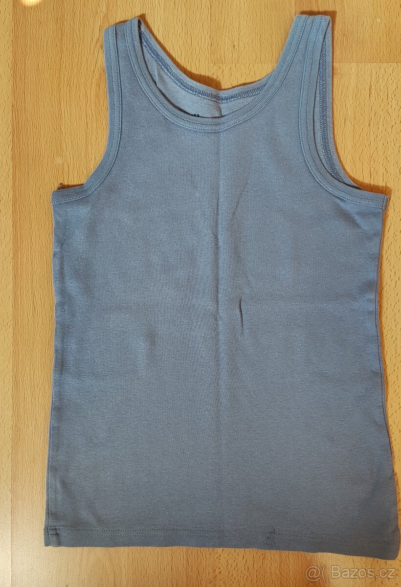 Chlapecké nátělníky 5x 146 - 4