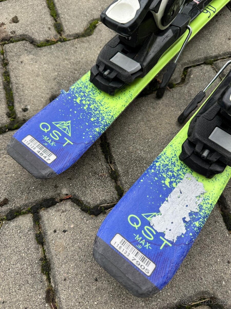 Dětské lyže Salomon 90 cm a boty Atomic - 4