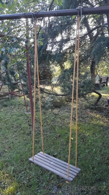 Dětská houpačka dřevěná - 4