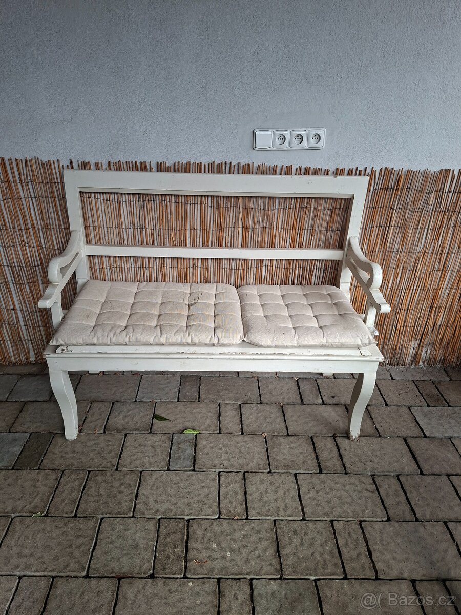 Selská dřevěná lavice - 4