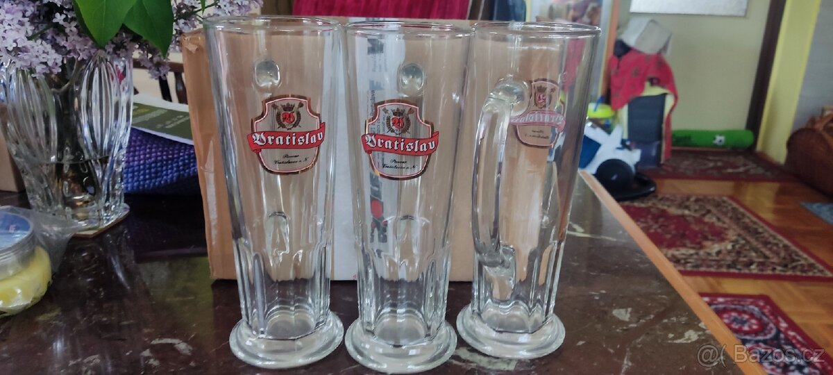 Konvolut pivní sklenice, půllitr - 4
