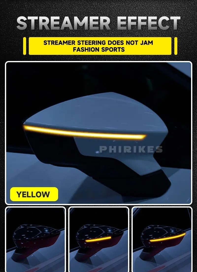 Dynamické blinkry Seat Leon III Arona Ibiza 2013-2019 - 4