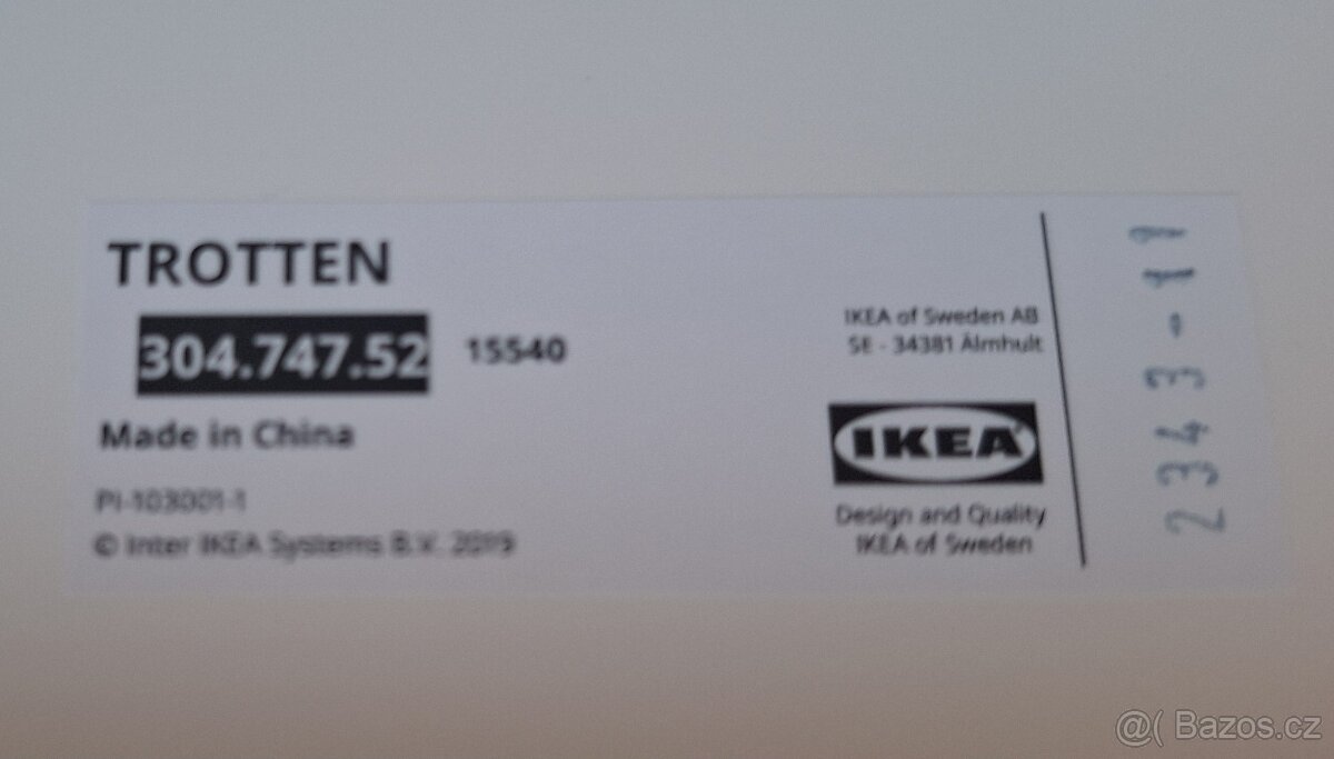 IKEA TROTTEN Psací stůl - 4