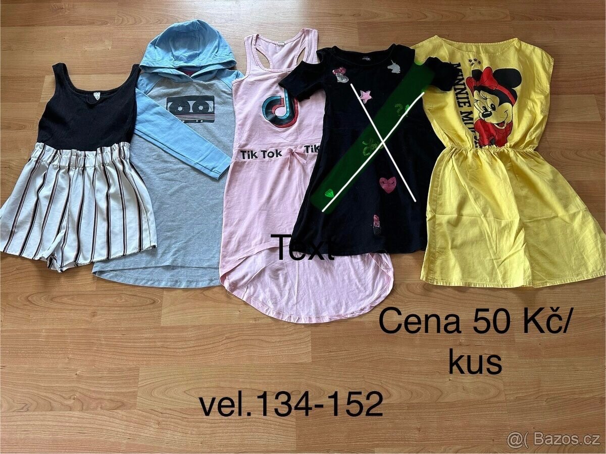 Oblečení holky vel. 134-S - 4