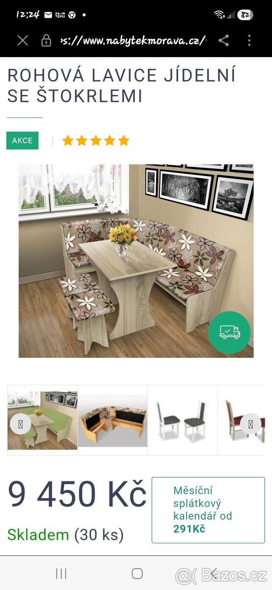 Jídelní rohová lavice - 4