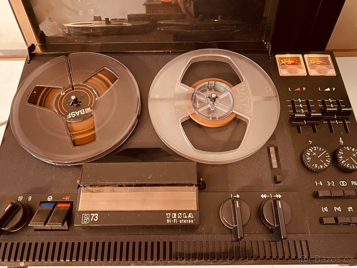 Kotoučový magnetofon Hi-Fi Tesla B73, rok 1987 - 4