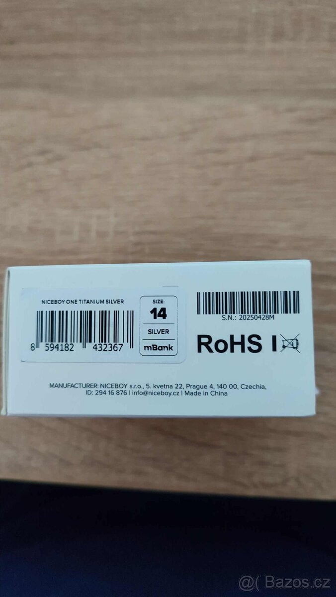 Platební prsten Niceboy One Titanium S14 - 4