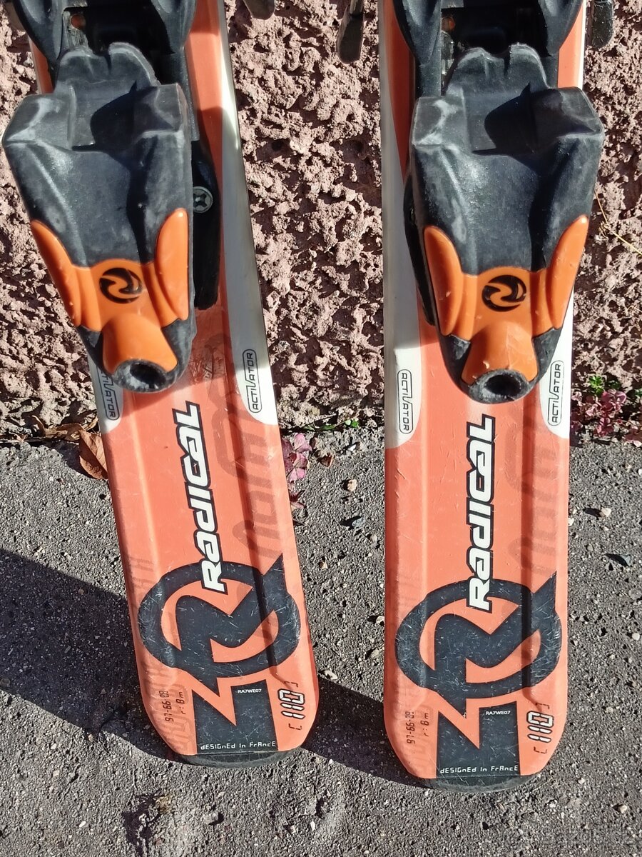 Dětské lyže Rossignol 110 cm, boty, hůlky - 4