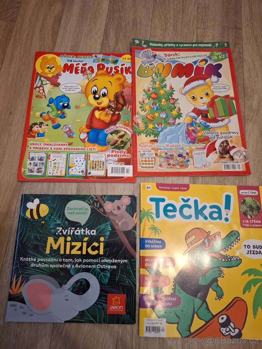 Rok v lese kniha jako nová, plus 4 časopisy - 4