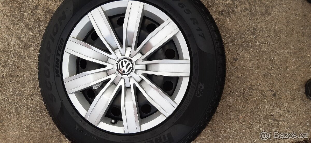 Kodiag Audi Q3 Tiguan 215/65 r17 Pirelli zimní 80% plechové - 4