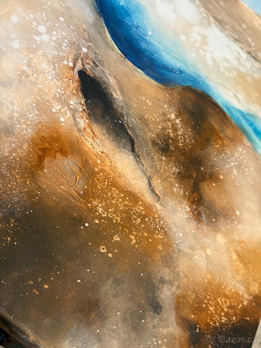 Obraz moderní s 3D strukturou - 4