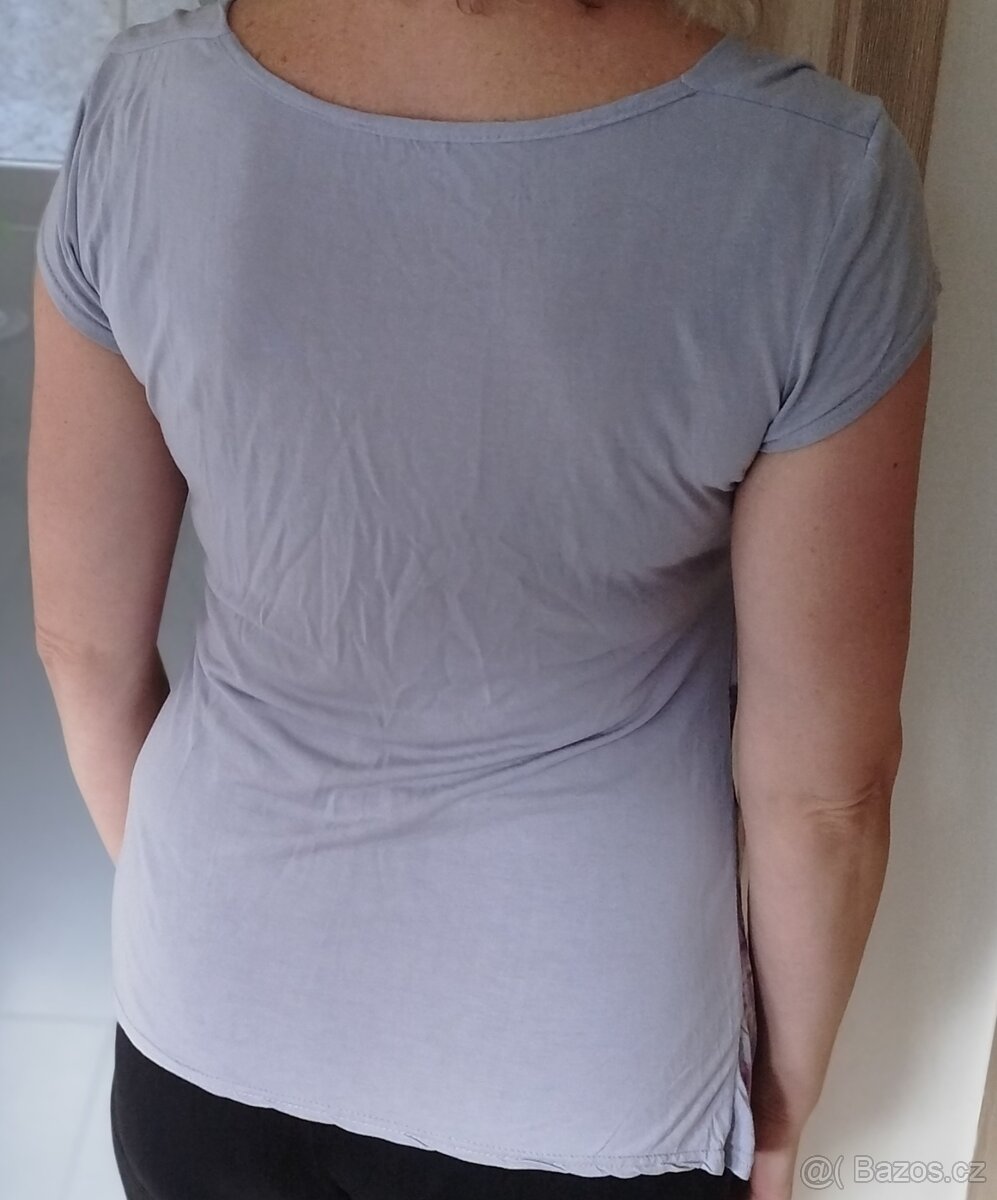 Tričko se zajímavým prostřihem - 4