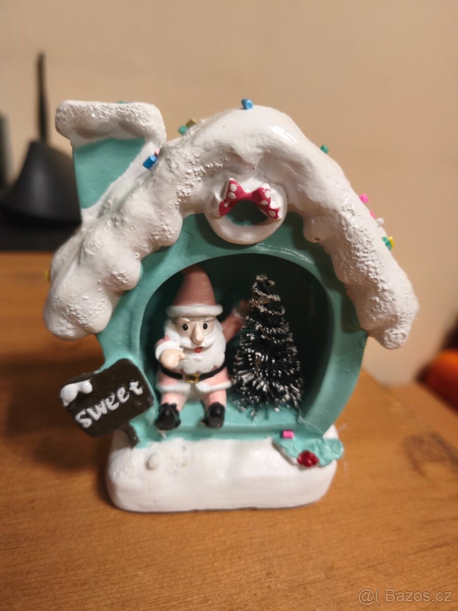 Keramické domečky dekorace - 4