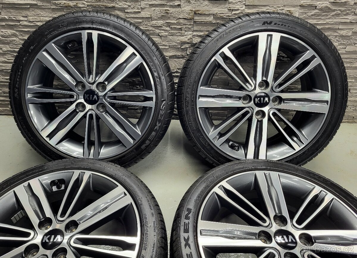 16" Originál Kia PICANTO STONIC 4x100 ZÁNOVNÍ LETNÍ SADA - 4