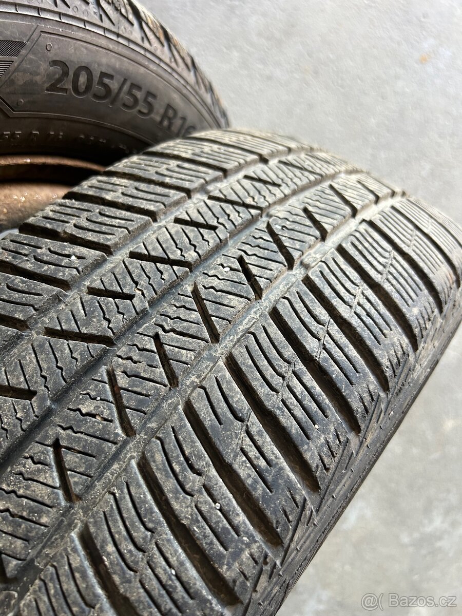 Plechové disky 5x112 16” + pneu 205/55/16 - 4