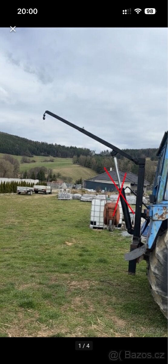 Jeřábek (ruka) za traktor - 4