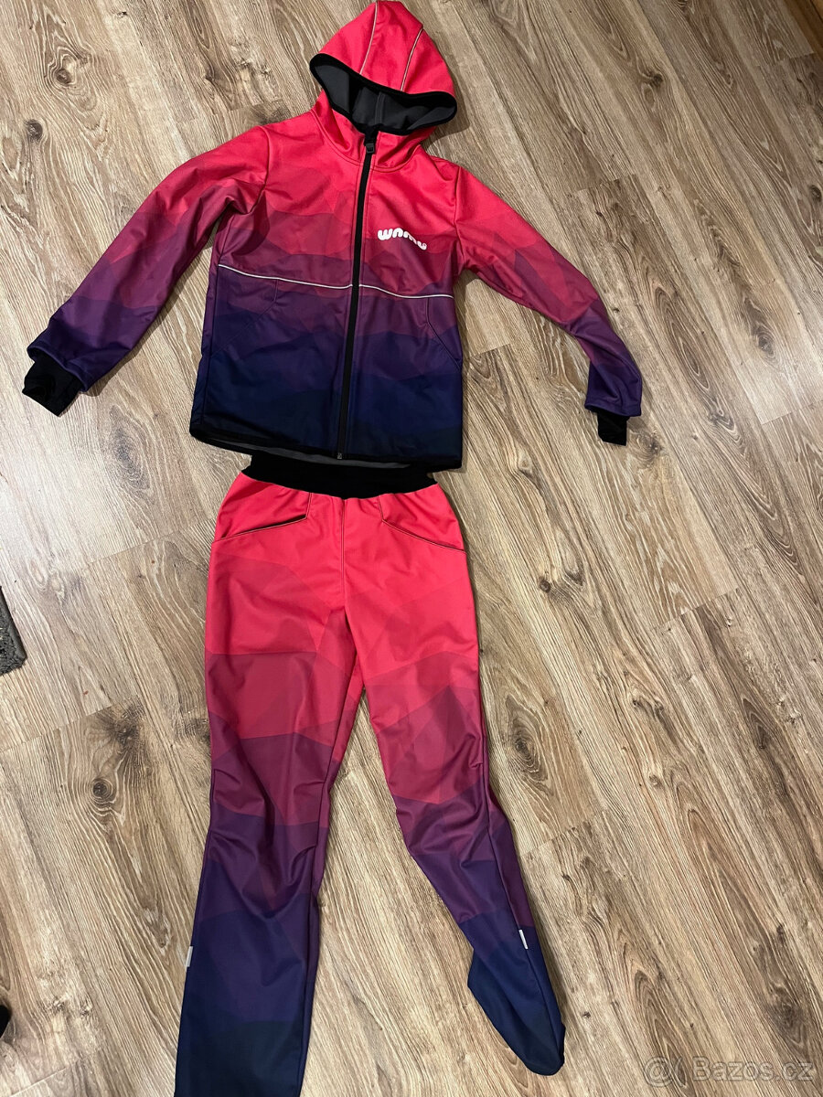 Wamu zateplené softshellové oblečení 146-152 - 4