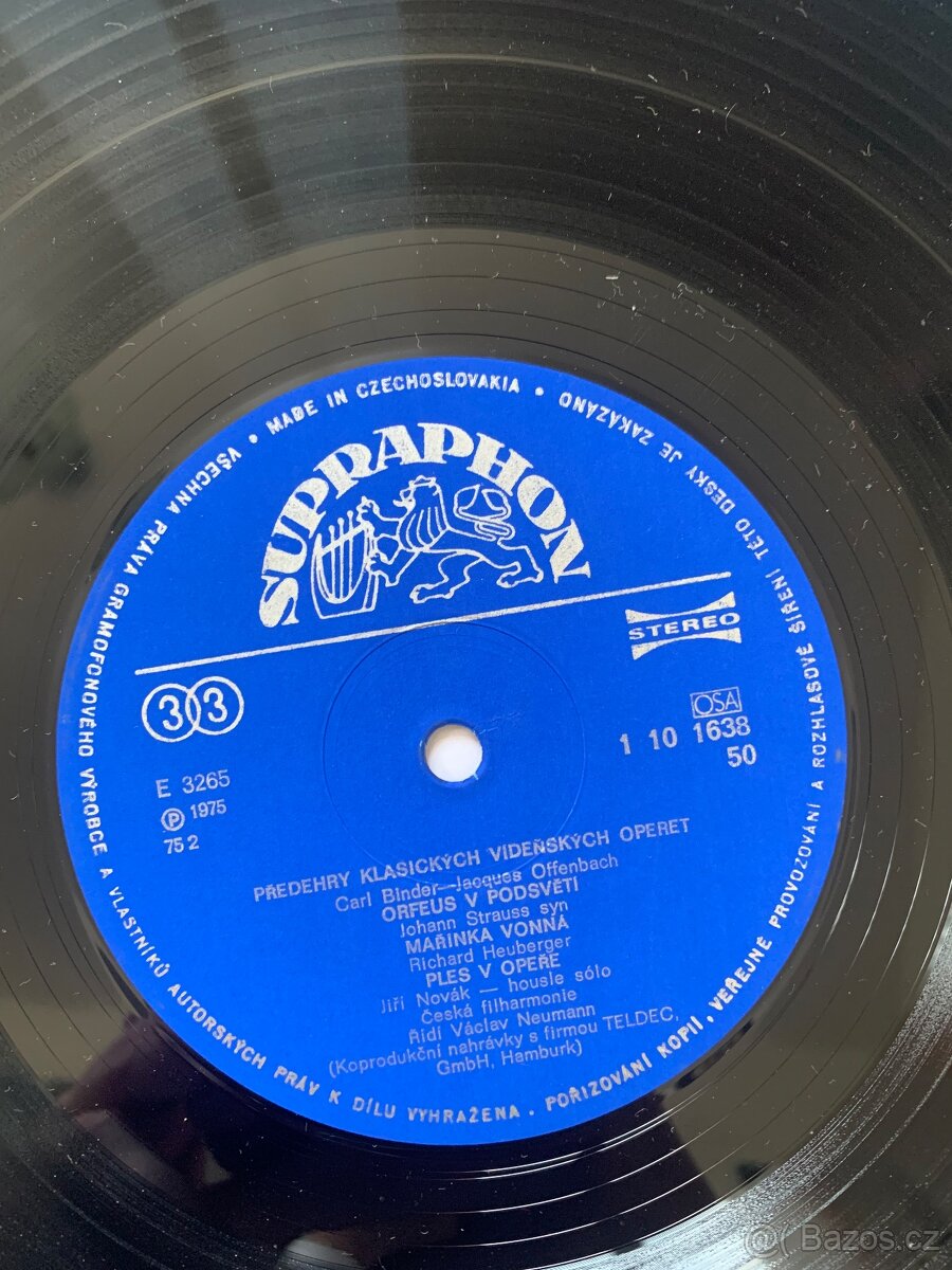 PRODÁM GRAMOFONOVOU DESKU - PŘEDEHRY KLASICKÝCH OPERET - 4