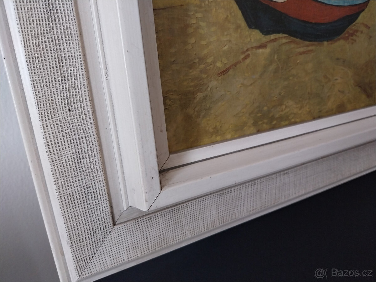 Vincent Van Gogh - Rybářské bárky, reprodukce ze 70tých let - 4