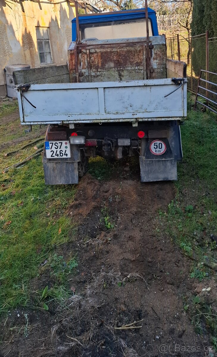 Prodám Multicar m25 třístranný sklápěč, s TP - 4