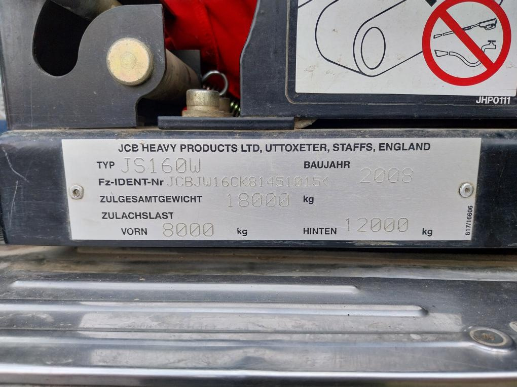 Bagr JCB JS 160 W - 4