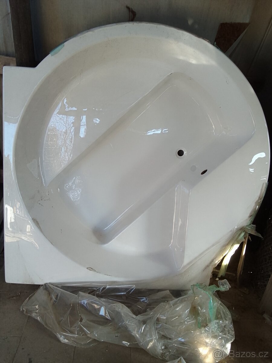 Rohová akrylátová vana 165x165 - 4