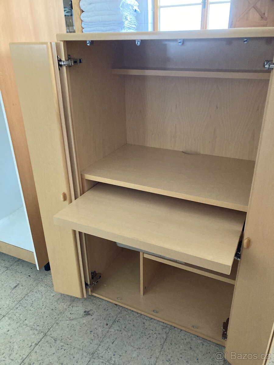 Skříň s psacím stolem - 4