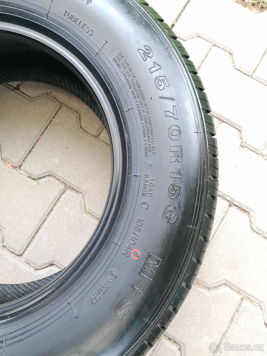 1ks pneu 215/70r15C - 4
