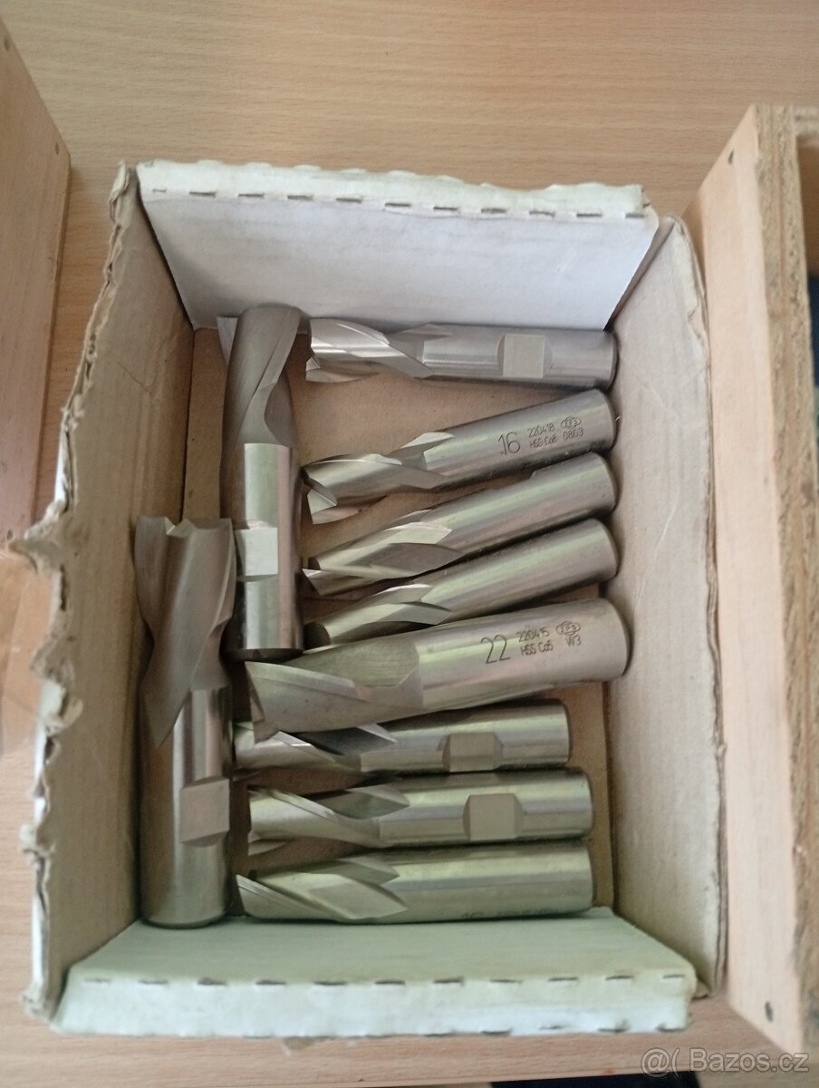 Stopkové frézky 6,8,10,12,22mm - 4