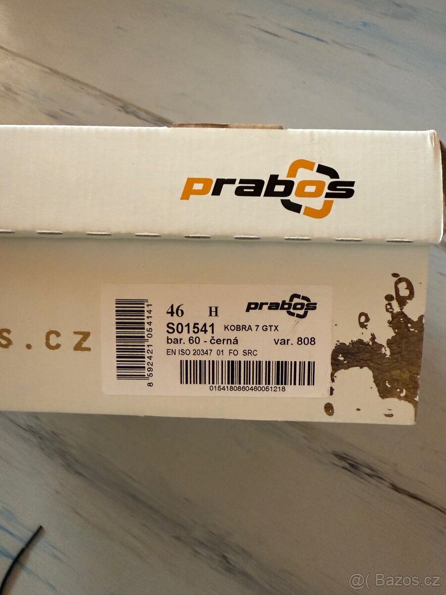Nové boty Prabos KOBRA 7 GTX vel. 46 - 4