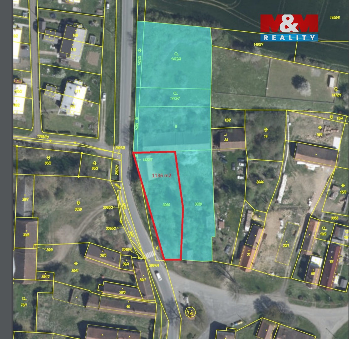 Prodej pozemku k bydlení, 1152 m², Líšina - 4