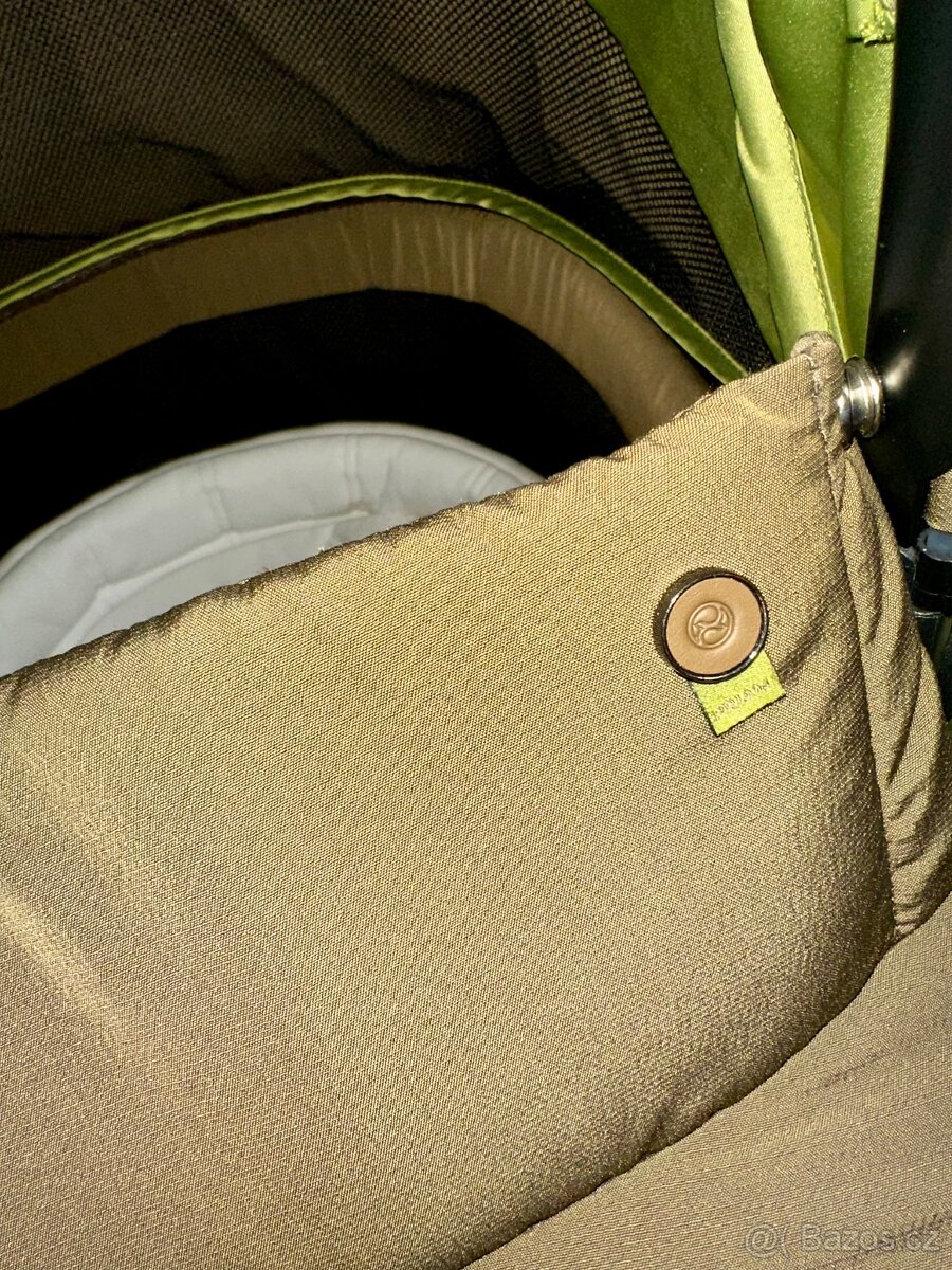 Hluboká korba Cybex Priam Lux Carry Cot- Khaki Green - 4