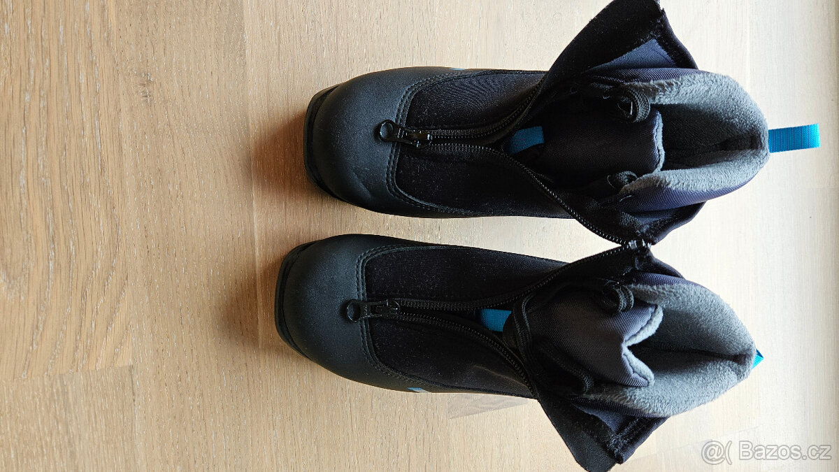 Dětské běžky 130 cm a boty vel.34 - 4